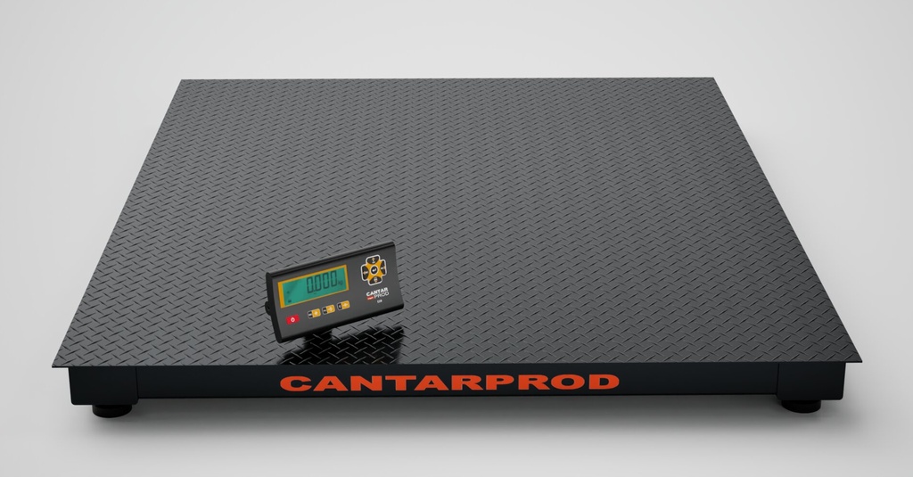 Cantar platforma tip PLC 1000x1000mm cu indicator de greutate tip I10A sarcina maxima 600kg