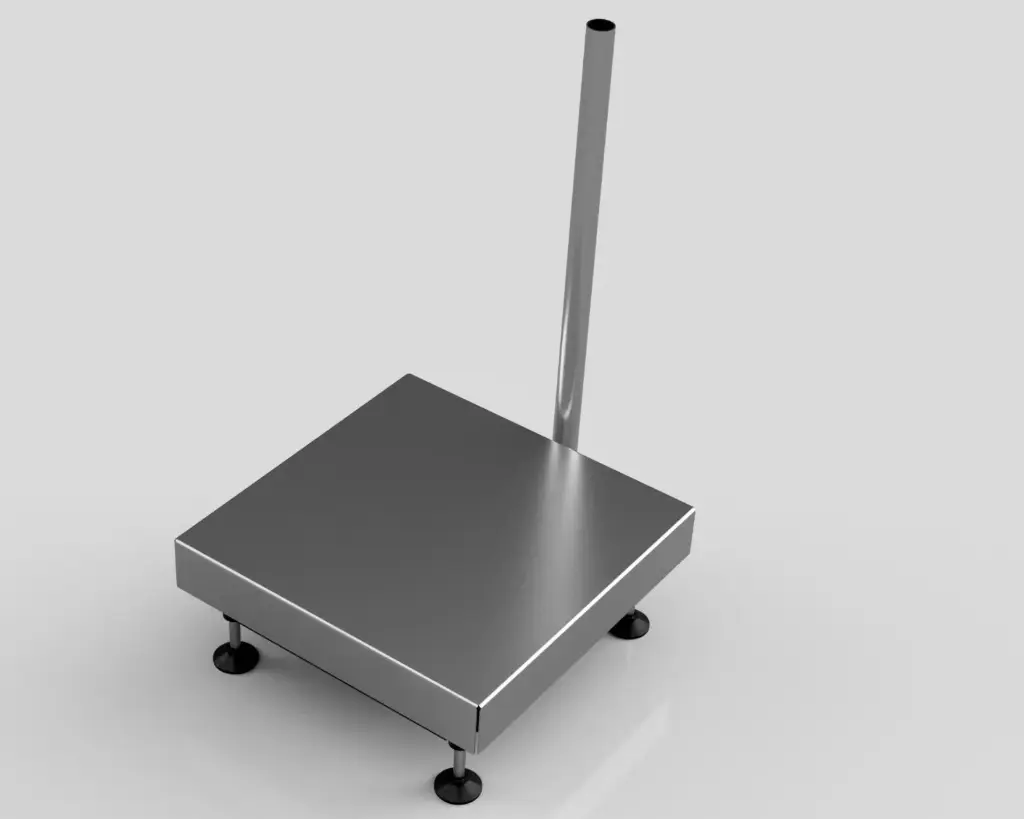 Cantar platforma tip P1SP-PI 400x400mm cu indicator de greutate tip I10 sarcina maxima 60kg